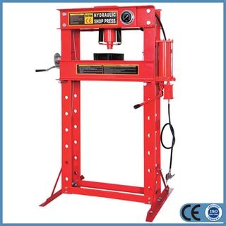 Air Hydraulic 50 Ton Shop Press With Gauge