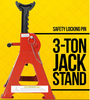 Car Ratchet 3 Ton Jack Stand with Safety Pin