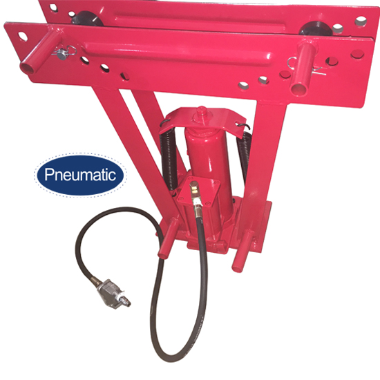 Pneumatic/hydraulic 12 ton pipe bender 