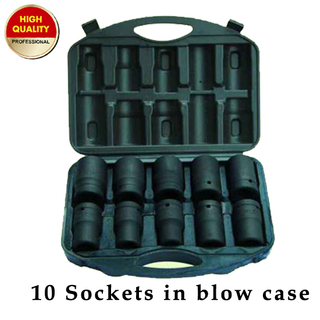 10pcs sockets packing in blow case
